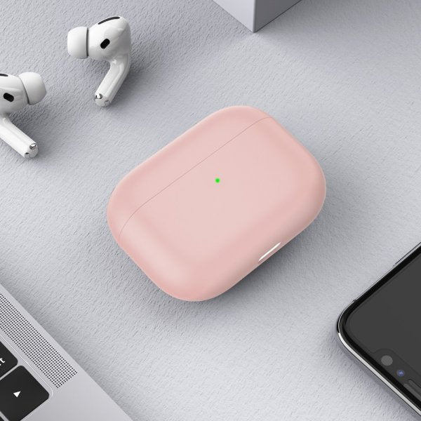 AirPods 3 -kuoret, silikonia, vaaleanpunainen
