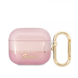 Guess AirPods 3 Kuoret Translucent Pink