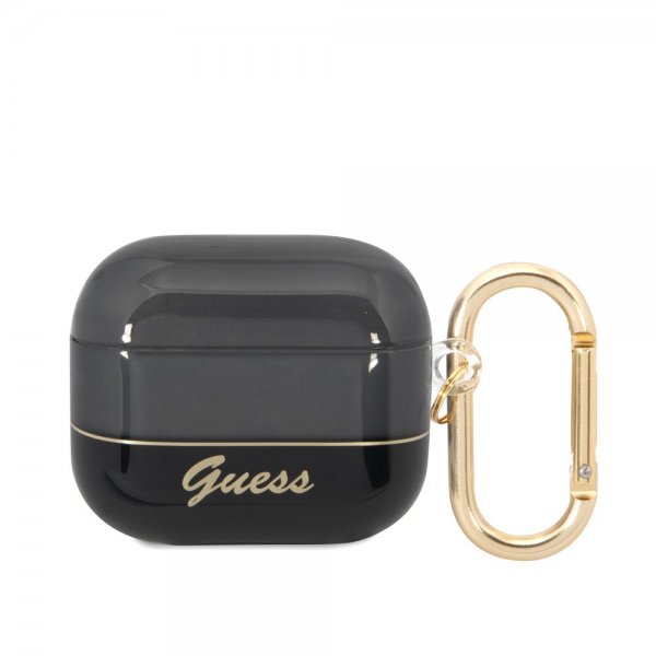 Guess AirPods 3 Kuoret Translucent Musta
