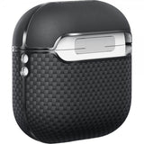 Pitaka AirPods 4 -kuori aramidihiilikuitu musta/harmaa