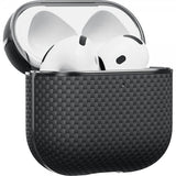 Pitaka AirPods 4 -kuori aramidihiilikuitu musta/harmaa
