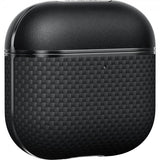 Pitaka AirPods 4 -kuori aramidihiilikuitu musta/harmaa