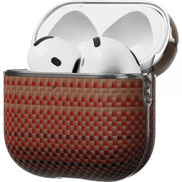 Pitaka AirPods 4 -kuori aramidihiilikuitua, Sunset