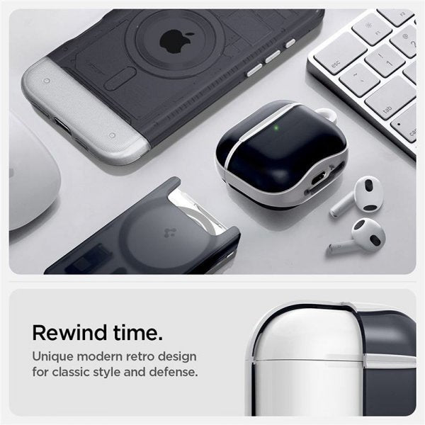 Spigen AirPods 4 Classic C1 Graphite -kuoret