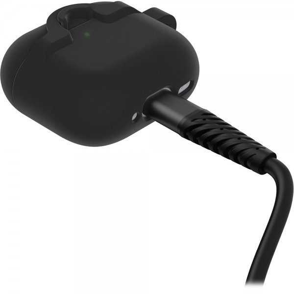 Otterbox AirPods 4 -kuulokekotelo, musta/kirkas
