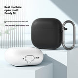 AirPods 4 Silikonisuojakuori Karabiinihaalla Vaaleansininen