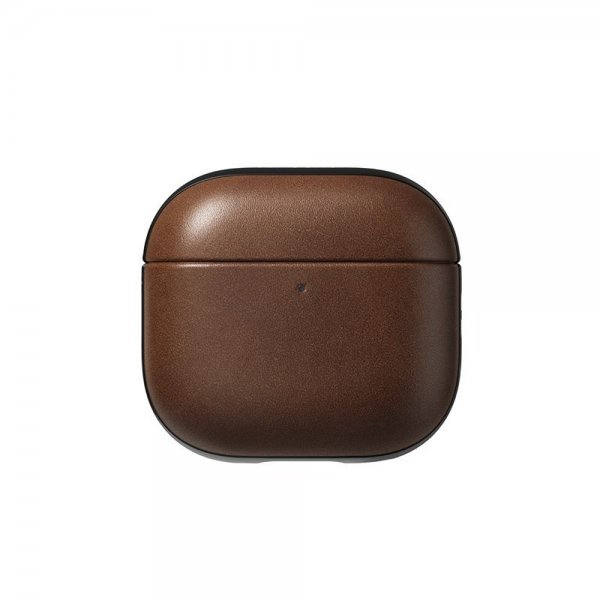 Nomad AirPods 4 Kuori Modern Leather Case Ruskea