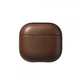 Nomad AirPods 4 Kuori Modern Leather Case Ruskea