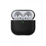 Nomad AirPods 4 -kuori, Modern Leather Case, musta