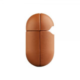 Kiinteät AirPods 4 Kuoret PodsLeather Ruskea