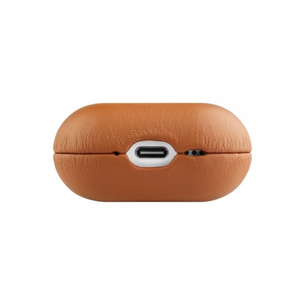 Kiinteät AirPods 4 Kuoret PodsLeather Ruskea