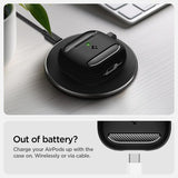 Spigen AirPods 4 Rugged Armor -kuoret, mattamusta