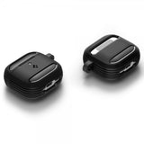 Spigen AirPods 4 Rugged Armor -kuoret, mattamusta