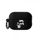 Karl Lagerfeld AirPods Pro 2 Kuori 3D Logo Musta