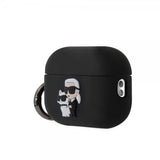 Karl Lagerfeld AirPods Pro 2 Kuori 3D Logo Musta