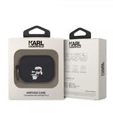 Karl Lagerfeld AirPods Pro 2 Kuori 3D Logo Musta