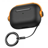 AirPods Pro 2 -suojakuori, kuuloketyyli, musta/keltainen