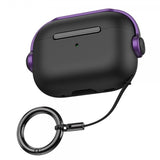 AirPods Pro 2 -kuoret, headset-tyyliset, musta-violetit