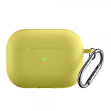 AirPods Pro 2 -silikonikuori karabiinihaalla, keltainen