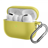 AirPods Pro 2 -silikonikuori karabiinihaalla, keltainen