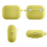 AirPods Pro 2 -silikonikuori karabiinihaalla, keltainen