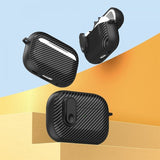 AirPods Pro 2 -kuoret, hiilikuitukuvio, vaaleanvihreä