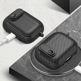 AirPods Pro 2 -kuoret, hiilikuitukuvio, vaaleanvihreä
