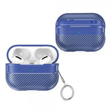 AirPods Pro 2 -suojakuori, hiilikuitukuviointi, sininen