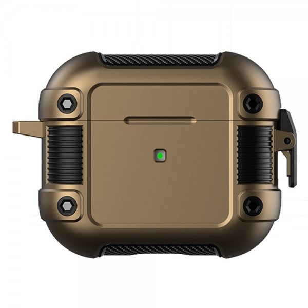 AirPods Pro 2 -suojakuori, lukolla, ruskea