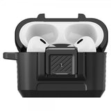 Spigen AirPods Pro 2 -kuori Lock Fit Matte Black