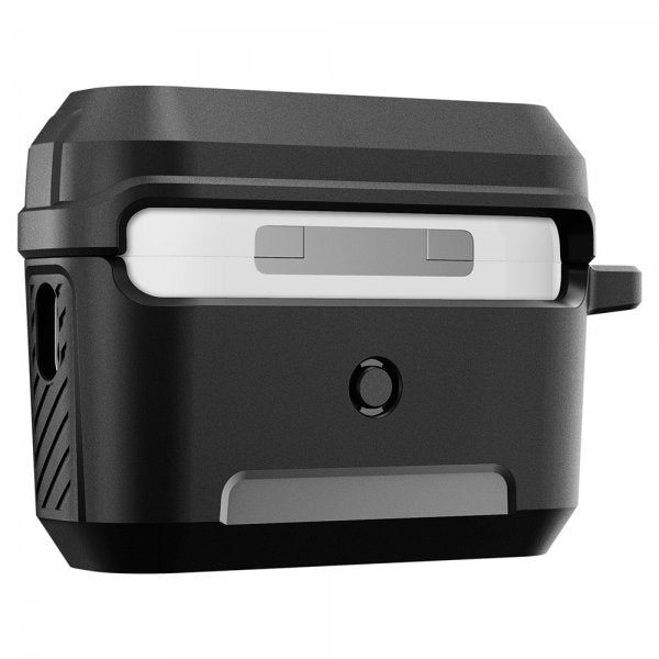 Spigen AirPods Pro 2 -kuori Lock Fit Matte Black