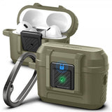 Spigen AirPods Pro 2 -kuori Lock Fit Vintage Khaki