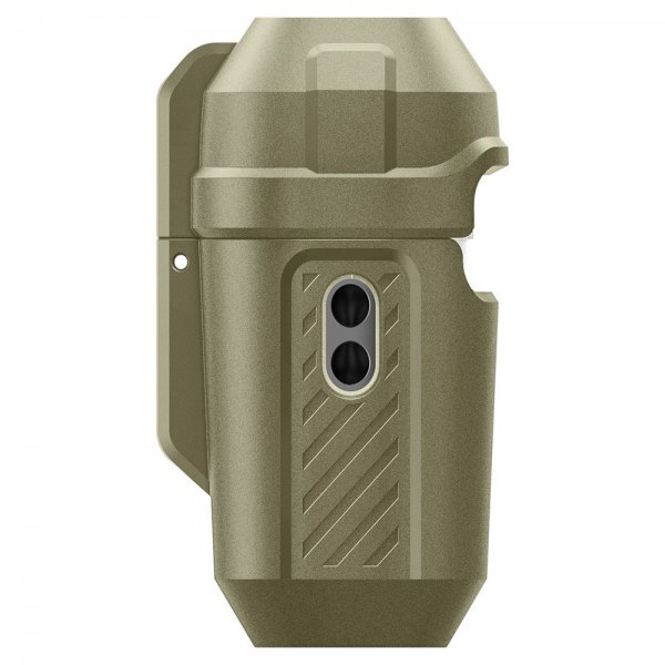 Spigen AirPods Pro 2 -kuori Lock Fit Vintage Khaki