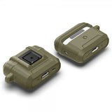 Spigen AirPods Pro 2 -kuori Lock Fit Vintage Khaki