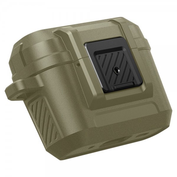 Spigen AirPods Pro 2 -kuori Lock Fit Vintage Khaki