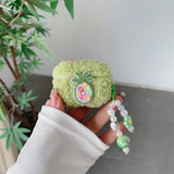 AirPods Pro 2 -kuoret, pehmoinen ananas