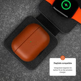 Fixed AirPods Pro 2 Kuoret PodsLeather MagSafe Ruskea