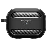 Spigen AirPods Pro 2 -kuoret Rugged Armor Matte Black