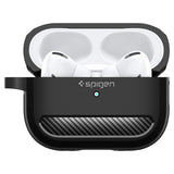 Spigen AirPods Pro 2 -kuoret Rugged Armor Matte Black