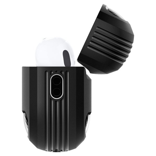 Spigen AirPods Pro 2 -kuoret Rugged Armor Matte Black