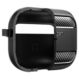 Spigen AirPods Pro 2 -kuoret Rugged Armor Matte Black