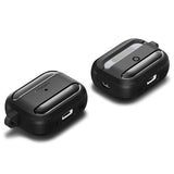 Spigen AirPods Pro 2 -kuoret Rugged Armor Matte Black