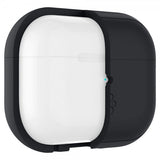 Spigen AirPods Pro 2 -kuoret, Silicone Fit + Strap, musta