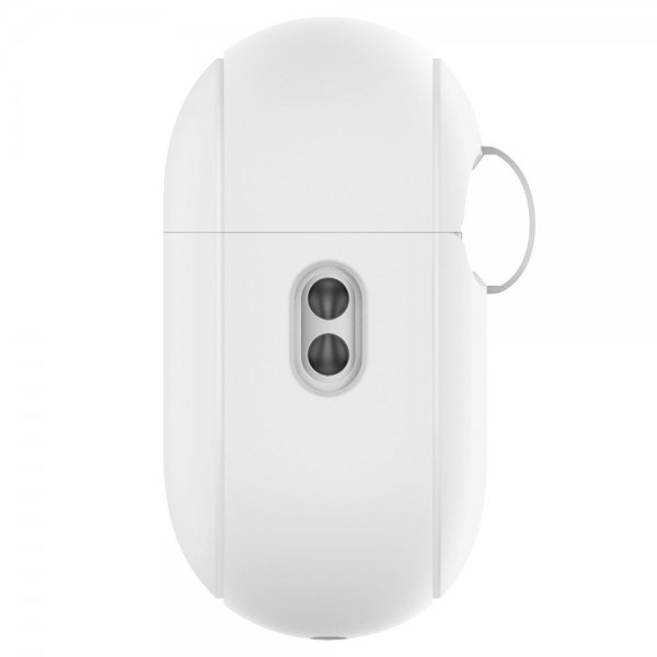 Spigen AirPods Pro 2 -kuoret, Silicone Fit + Strap, valkoinen
