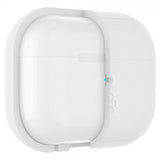 Spigen AirPods Pro 2 -kuoret, Silicone Fit + Strap, valkoinen