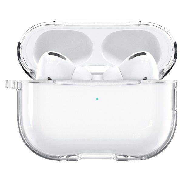 Spigen AirPods Pro 2 -kuori Ultra Hybrid Crystal Clear