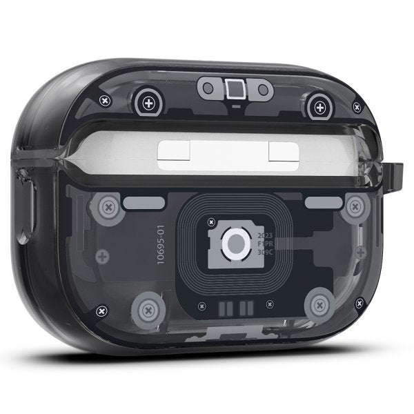 Spigen AirPods Pro 2 -kuori Ultra Hybrid Zero One MagFit, musta