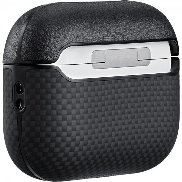 Pitaka AirPods Pro 3 -kuoret aramidi-kuitua (musta/harmaa)