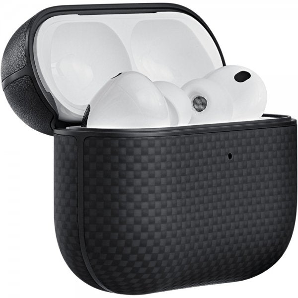 Pitaka AirPods Pro 3 -kuoret aramidi-kuitua (musta/harmaa)