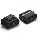 Spigen AirPods Pro 3 -kuoret Lock Fit Mattamusta